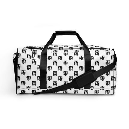 TH Tile Black on White – Duffle bag